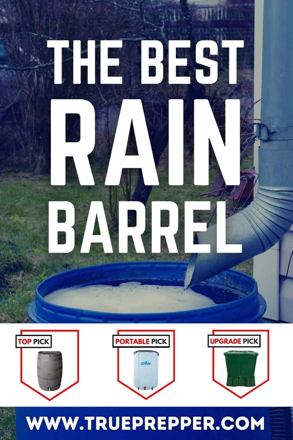The Best Rain Barrel for Prepping Survival and Emergencies
