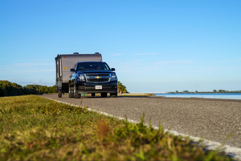 RV travel trailer