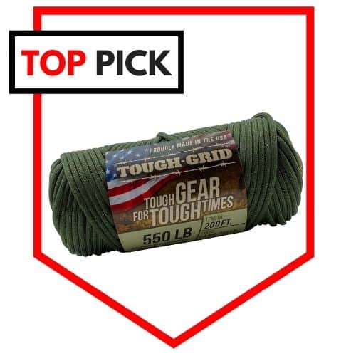 TOUGH-GRID Paracord 550lb MILSPEC