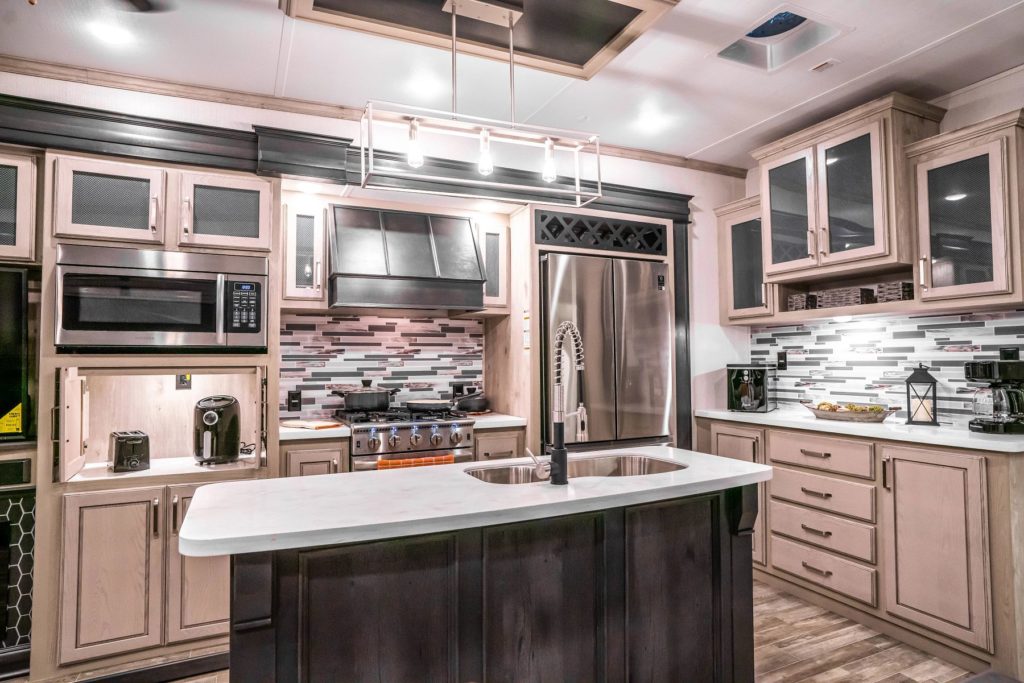 Design Center Upgraded RV Kitchen Appliances
