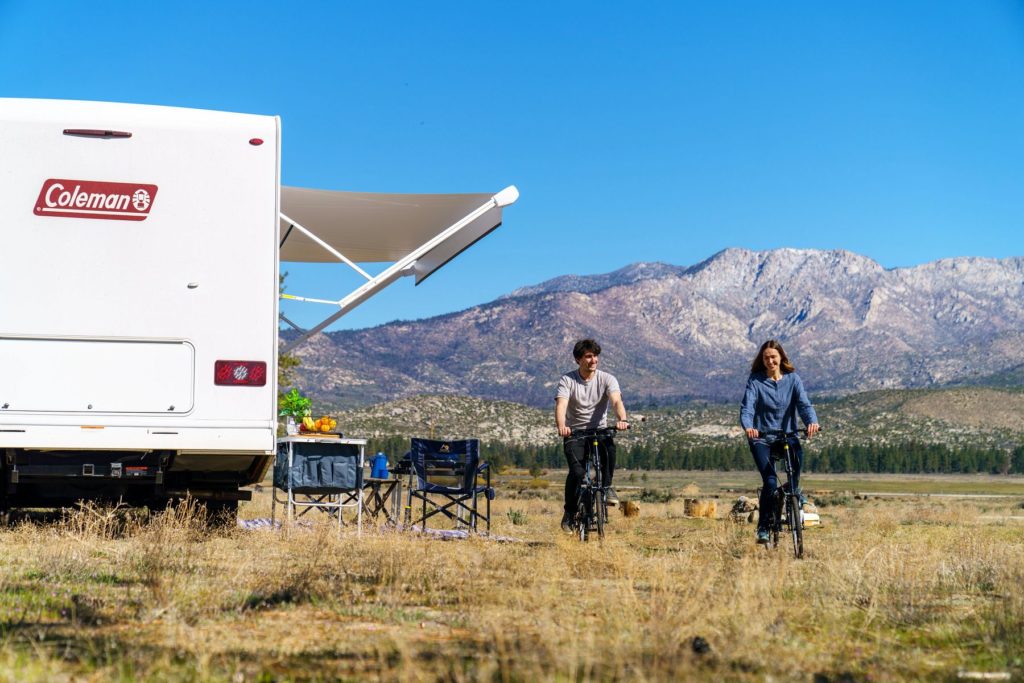 Biking in the Mountain Campgrounds