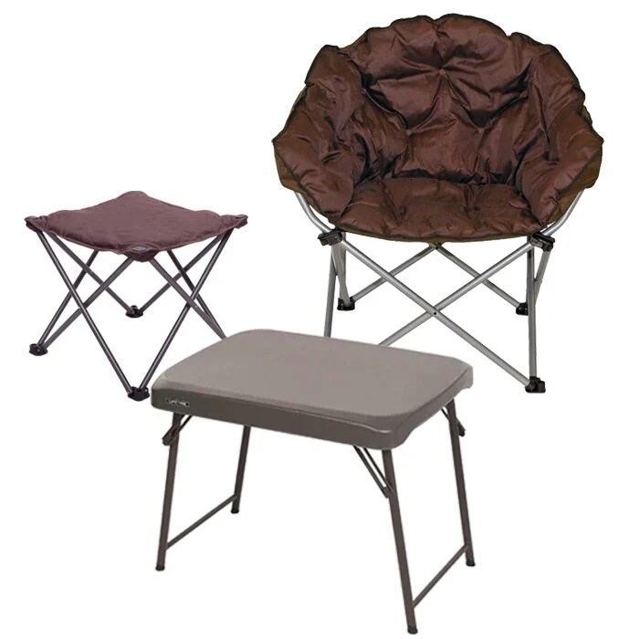 Club Chair, Ottoman and Table Bundle