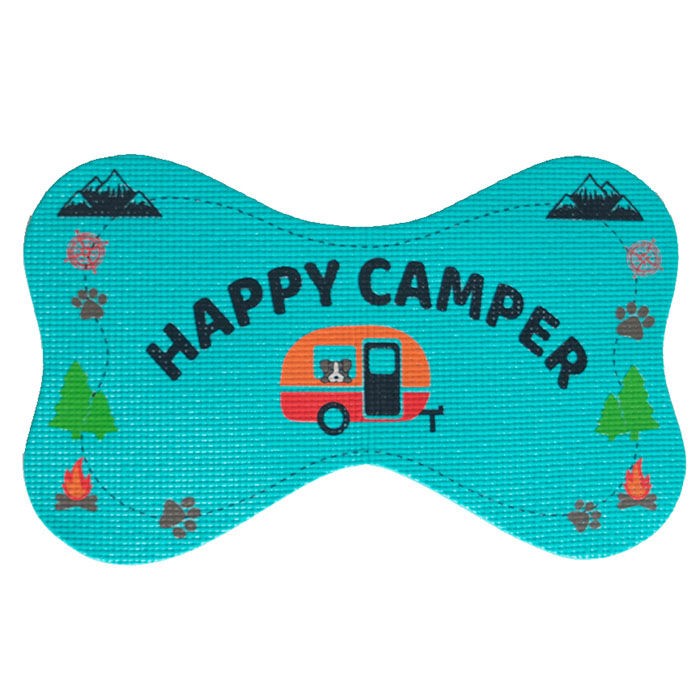 Happy Camper Pet Bowl Mat