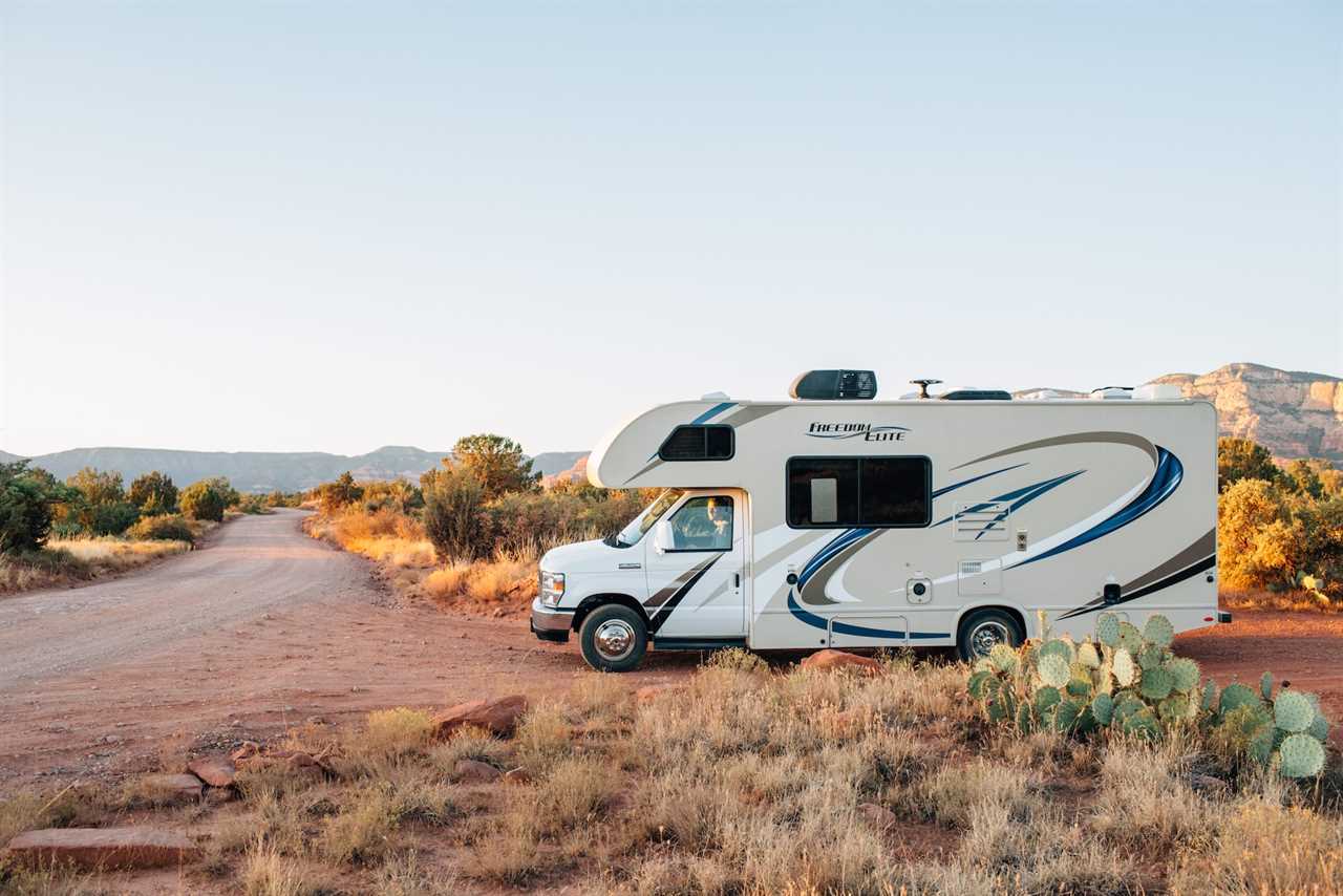 freedom elite class c boondocking on BLM land