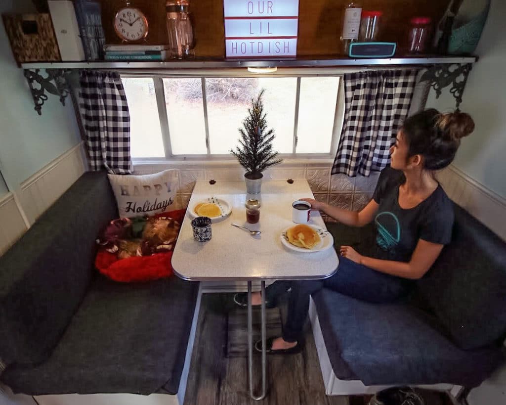 Formica Dinette in Retro RV