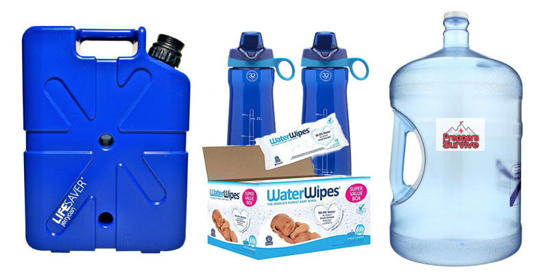 Hurricane Water Supplies - emergency prep list - SHTF disaster supplies list