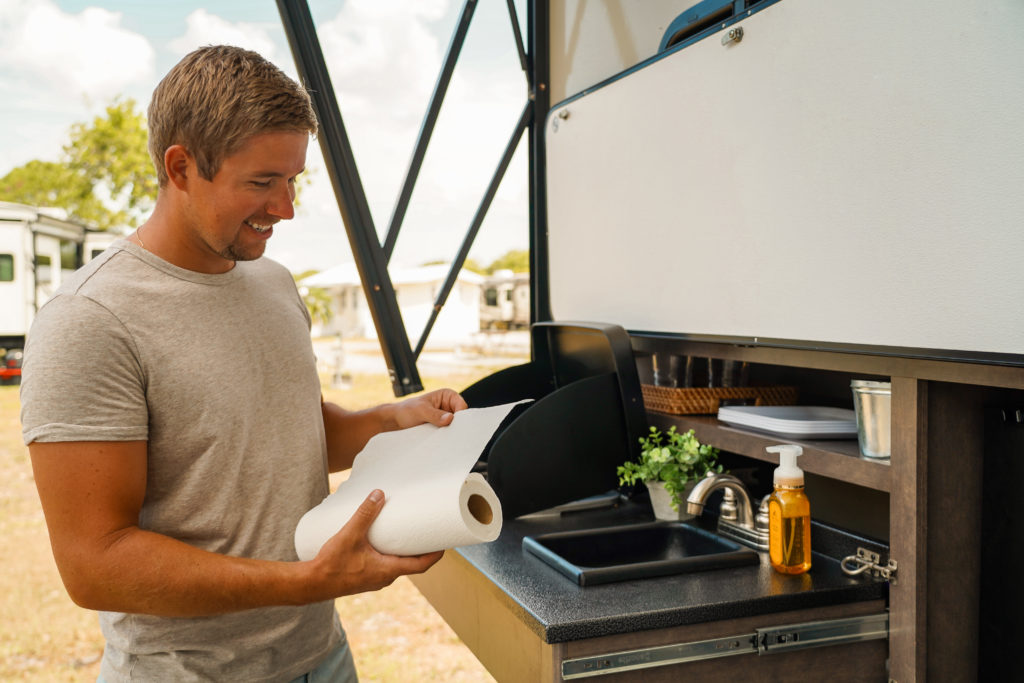 RV Outdoor Kitchen Sink