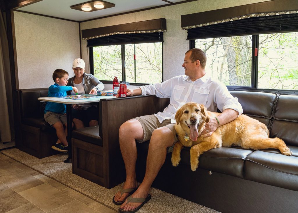 Comfortable RV Temperatures for Family and Pet in Coleman