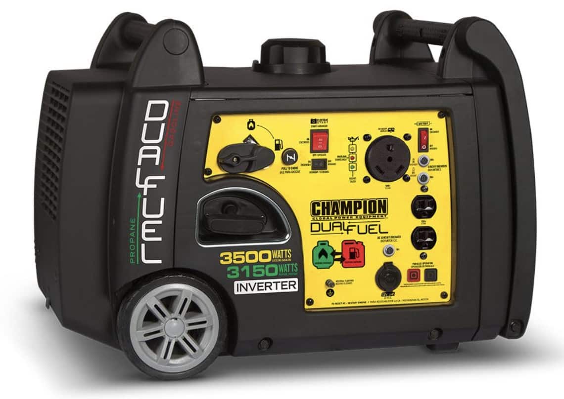 Champion 3500 Watt Dual Fuel Inverter Portable Generator