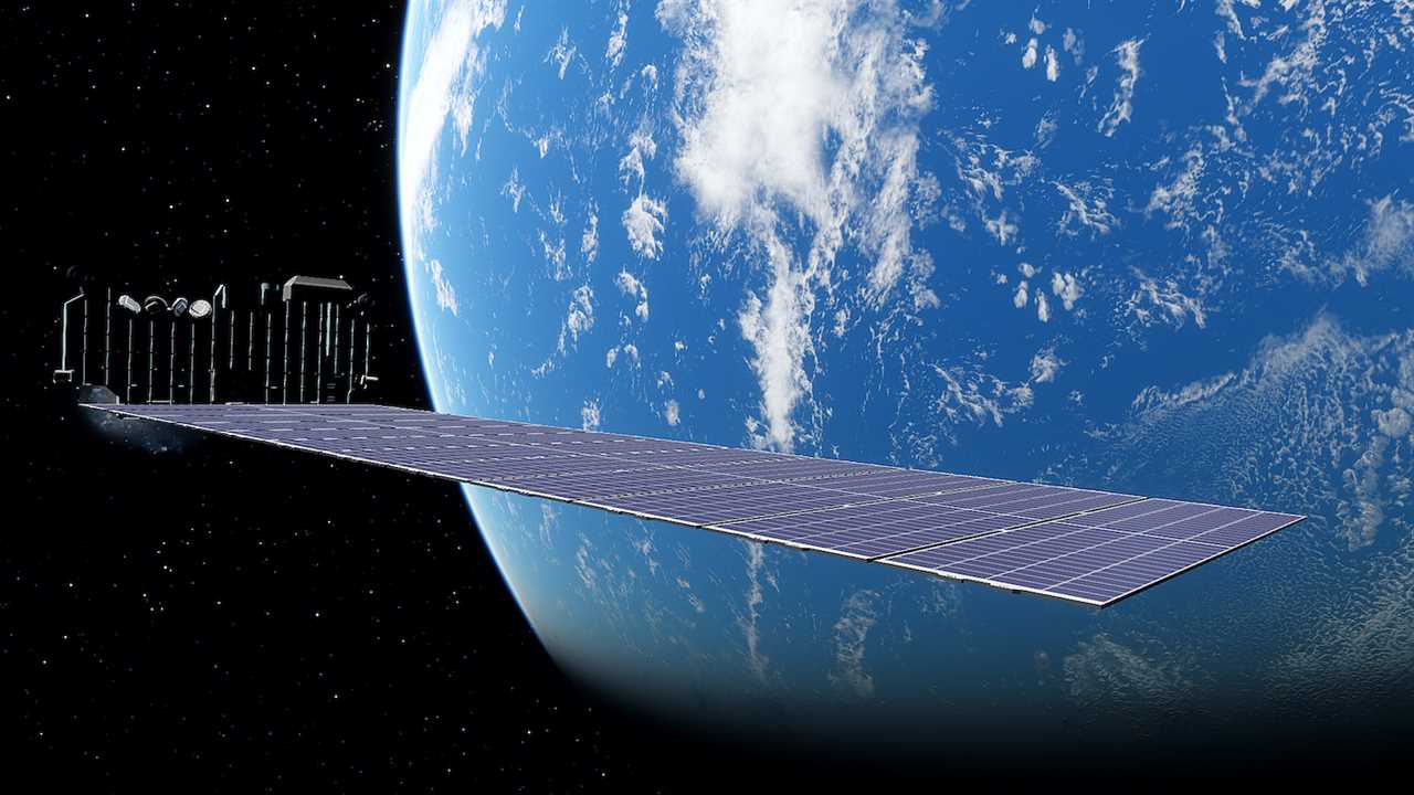 Starlink Satellite Near Earth