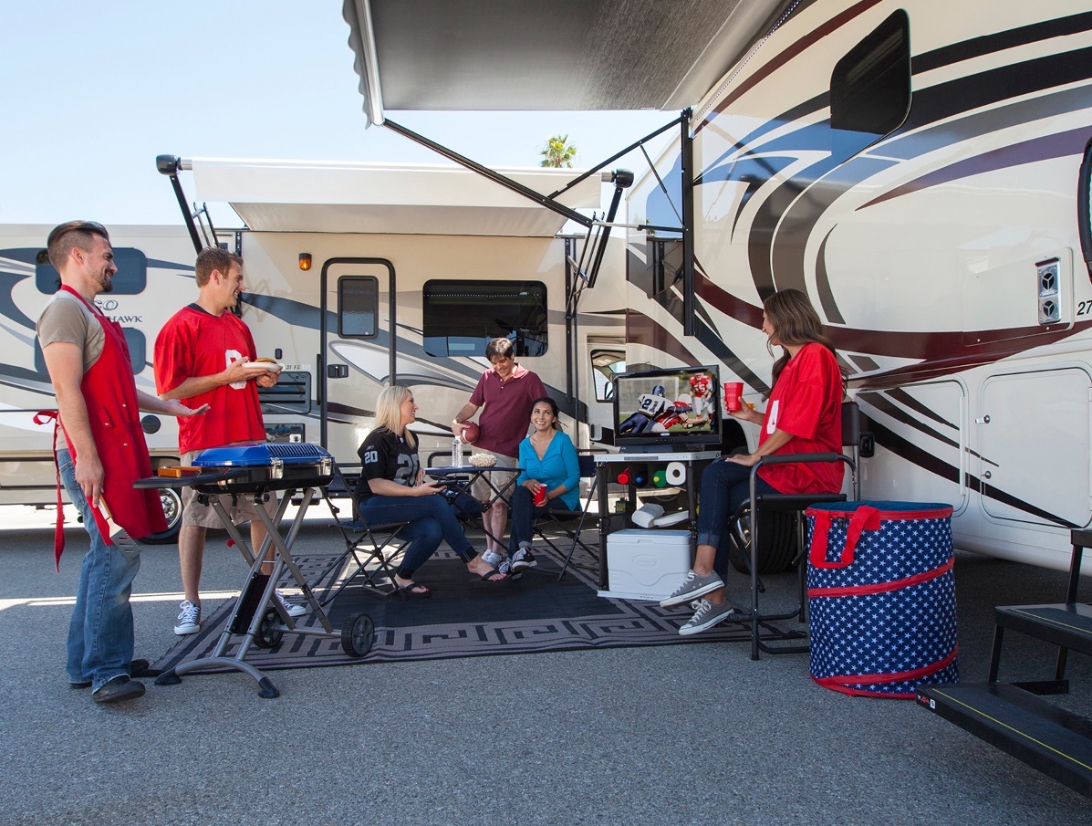 tailgating in an rv