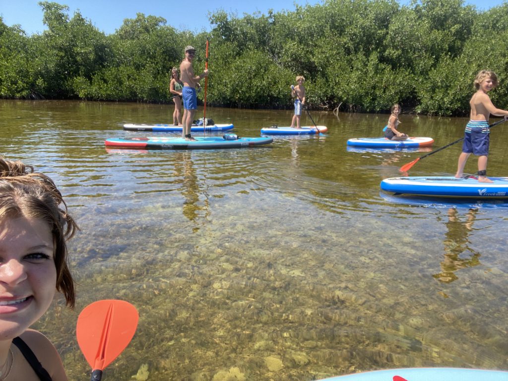 Paddle Boarding at Curry Hammock State Park