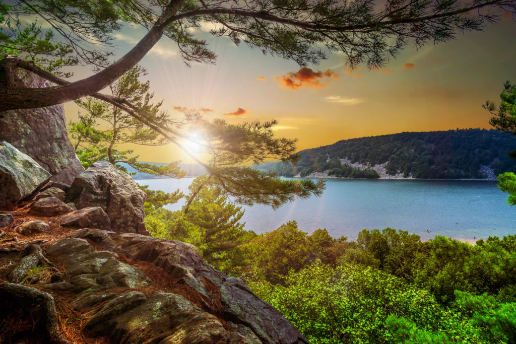 Devil's Lake State Park Sunset