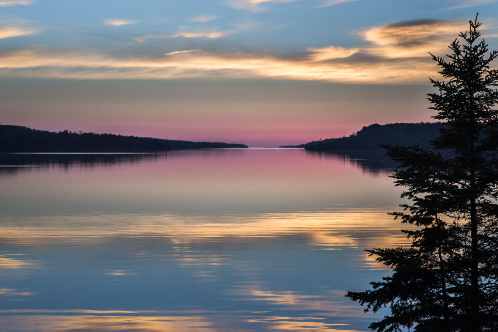 Sunrise Sunset Isle Royale National Park