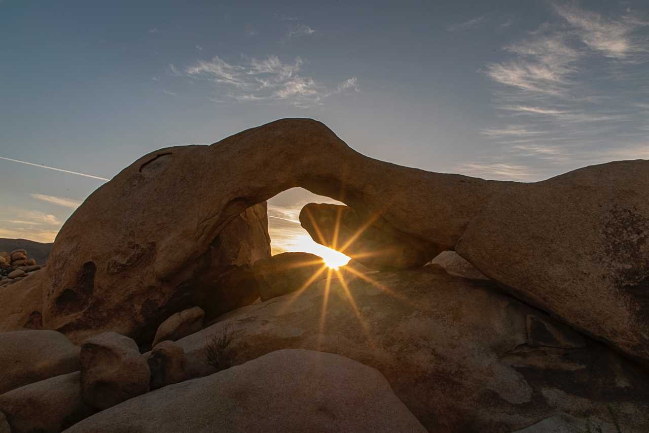 Arch Rock at sunset