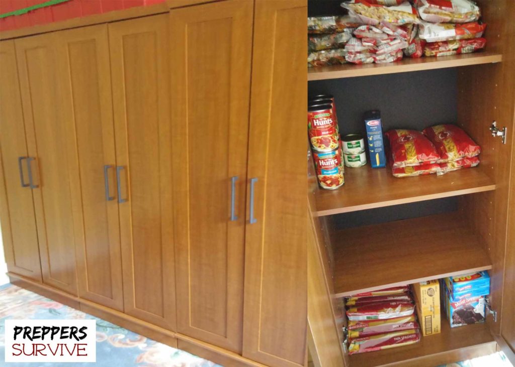 Prepper's Pantry - Enclosed Cupboards