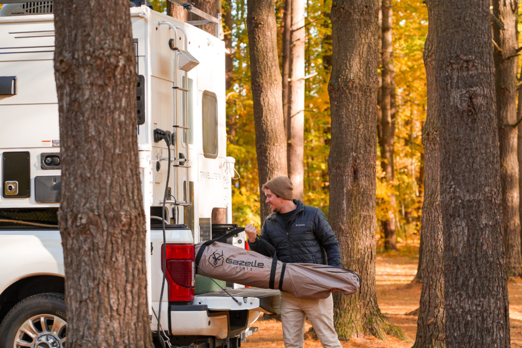 Storing the Lightweight Gazelle Gazebo