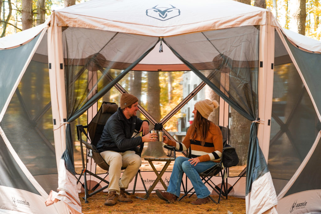 Enjoying the Gazelle Gazebo