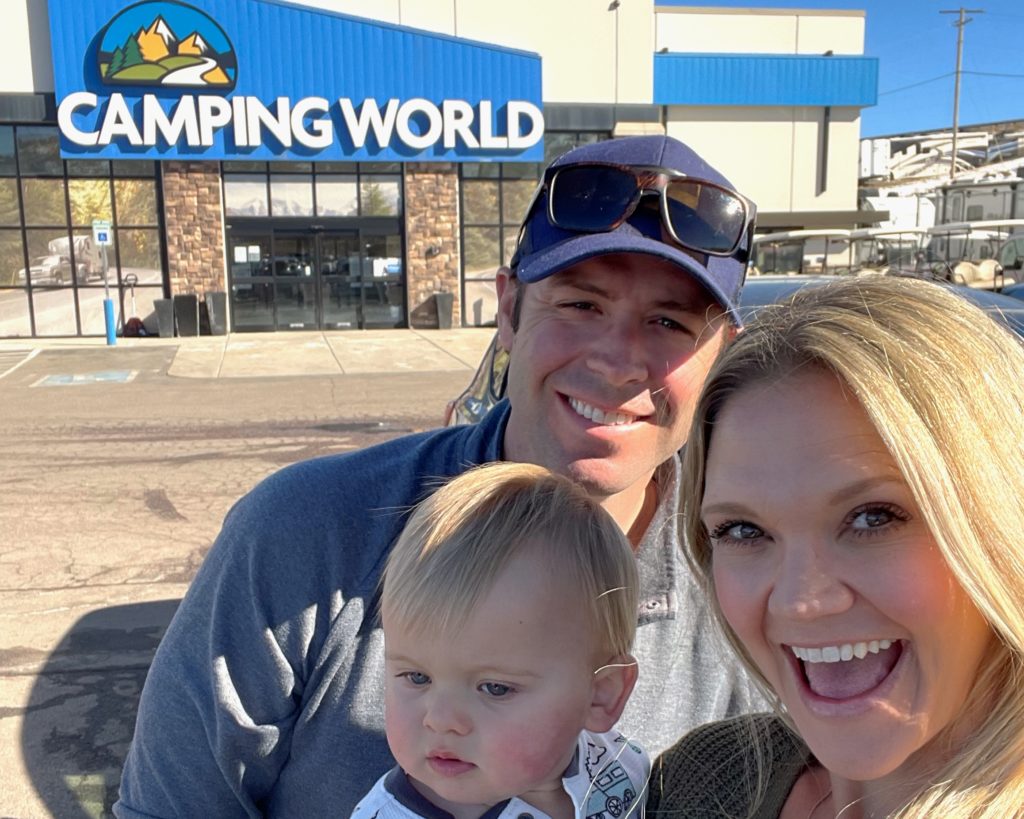 McKenzie Family RV Shopping at Camping World