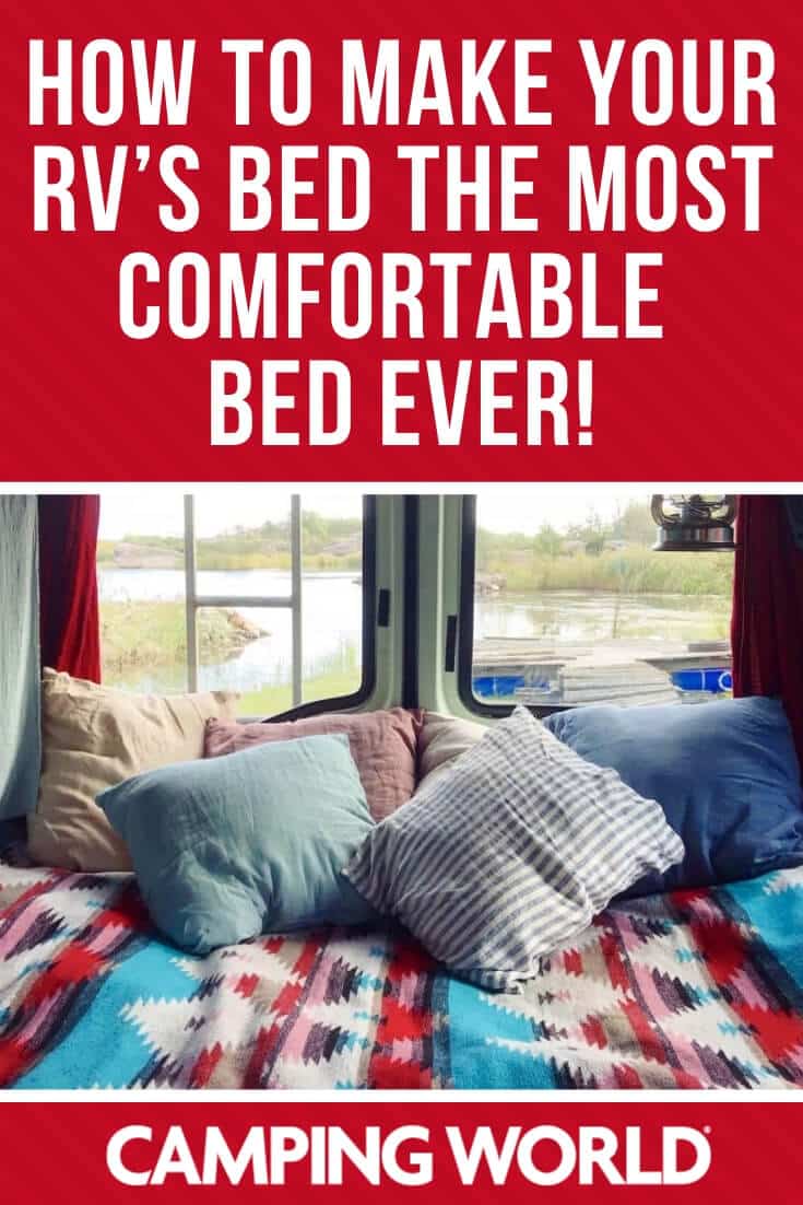 How to make your RV's bed the most comfortable bed ever