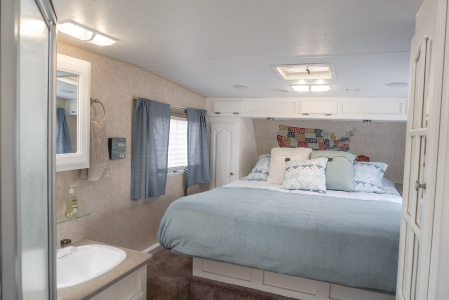 curtains in an RV