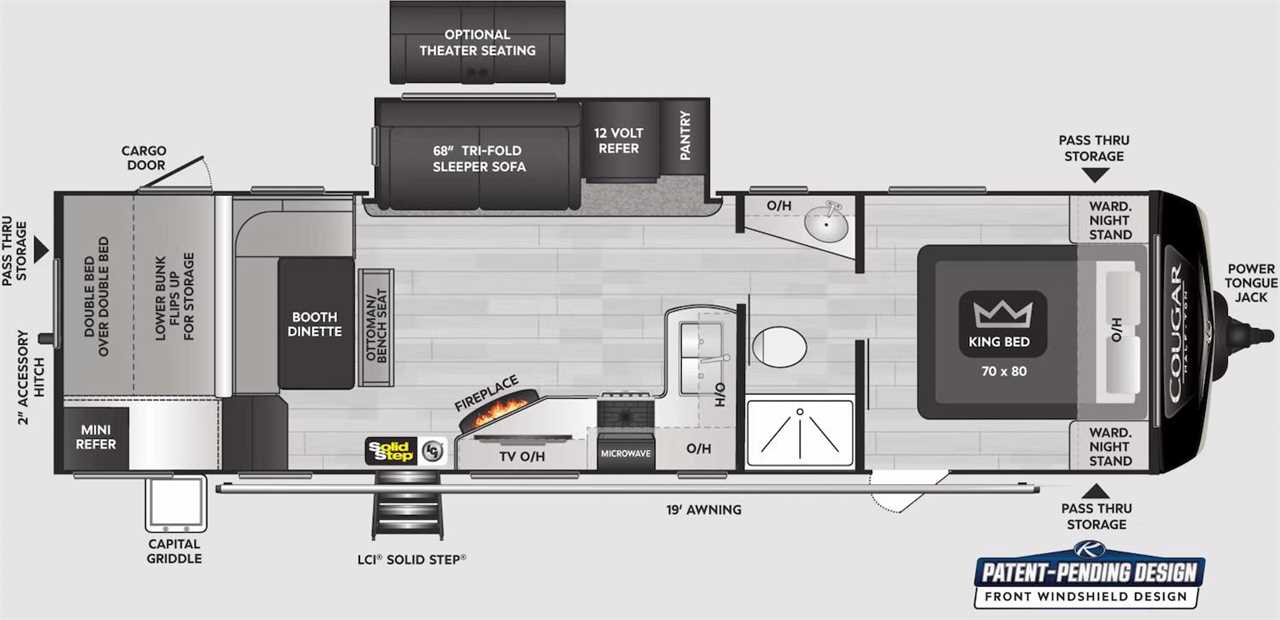 cougar-30bhs-travel-trailer-floorplans-01-2023 