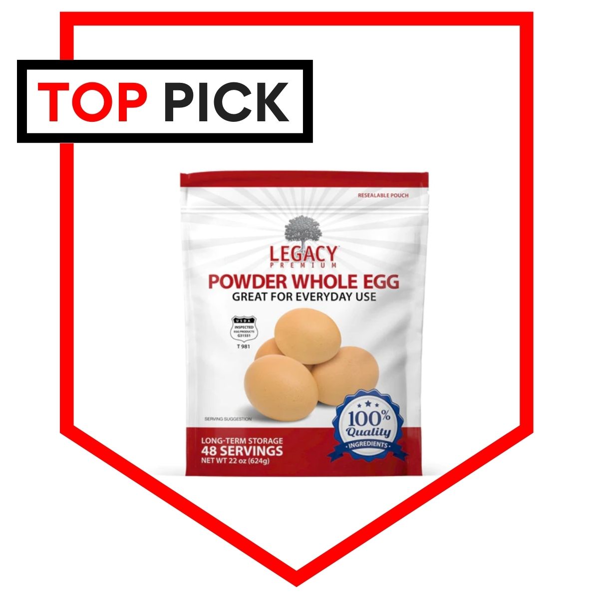 Legacy Powder Whole Egg