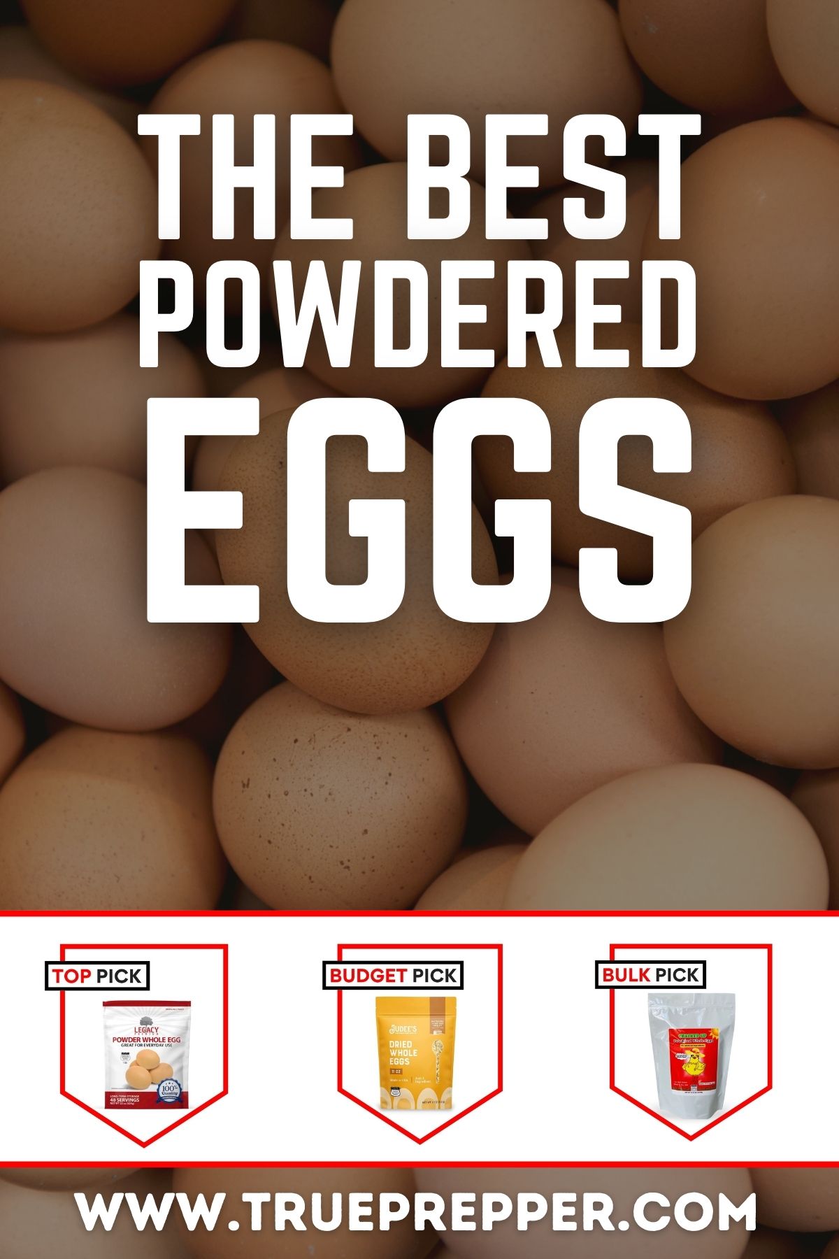 The Best Powdered Eggs for Long-Term Food Storage