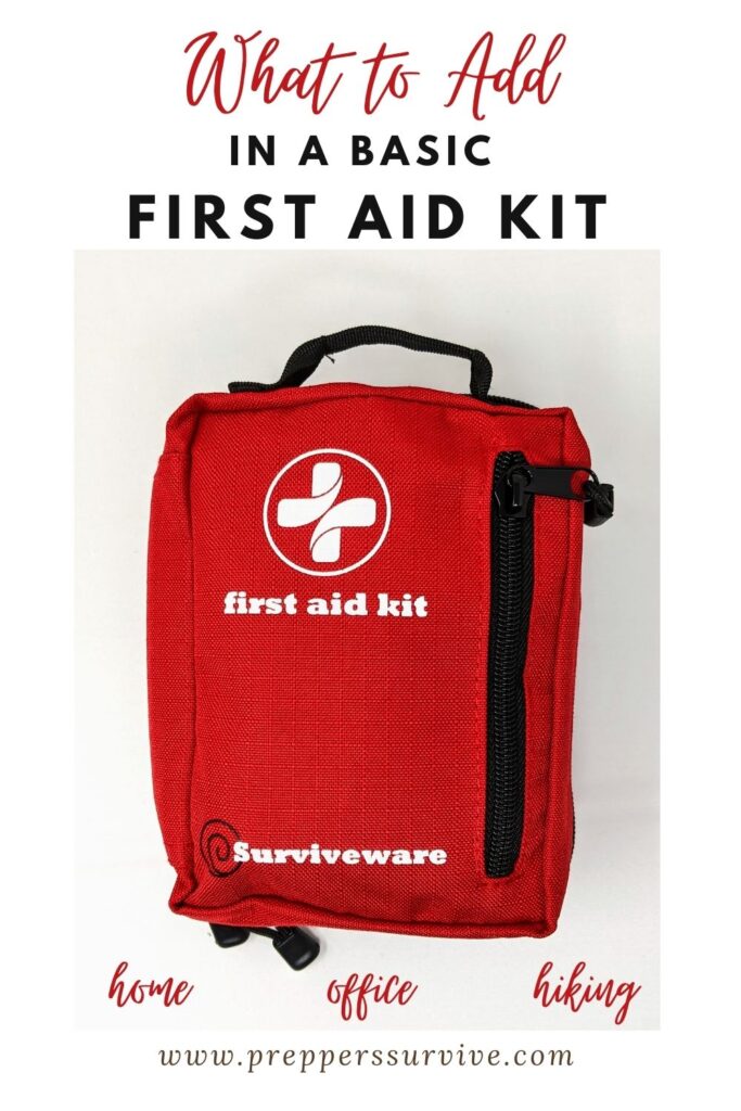 first aid kit consists of 14 common items