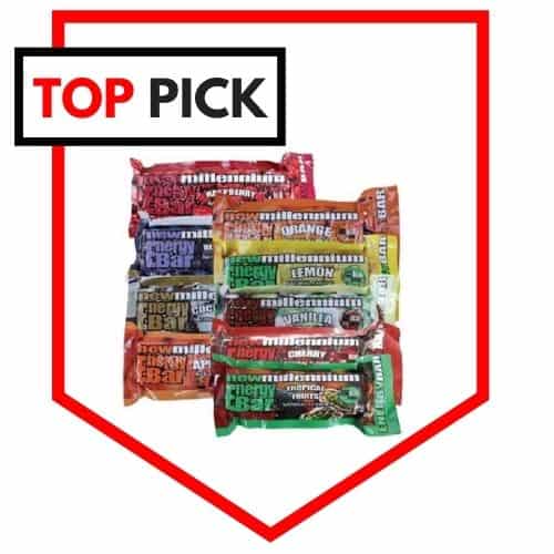 Millennium Bars are our best ration bars reviewed (top pick).