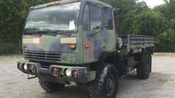 Military cargo truck from Gov Planet, a military eBay-type website.