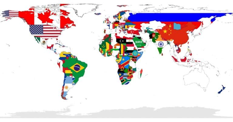 world map