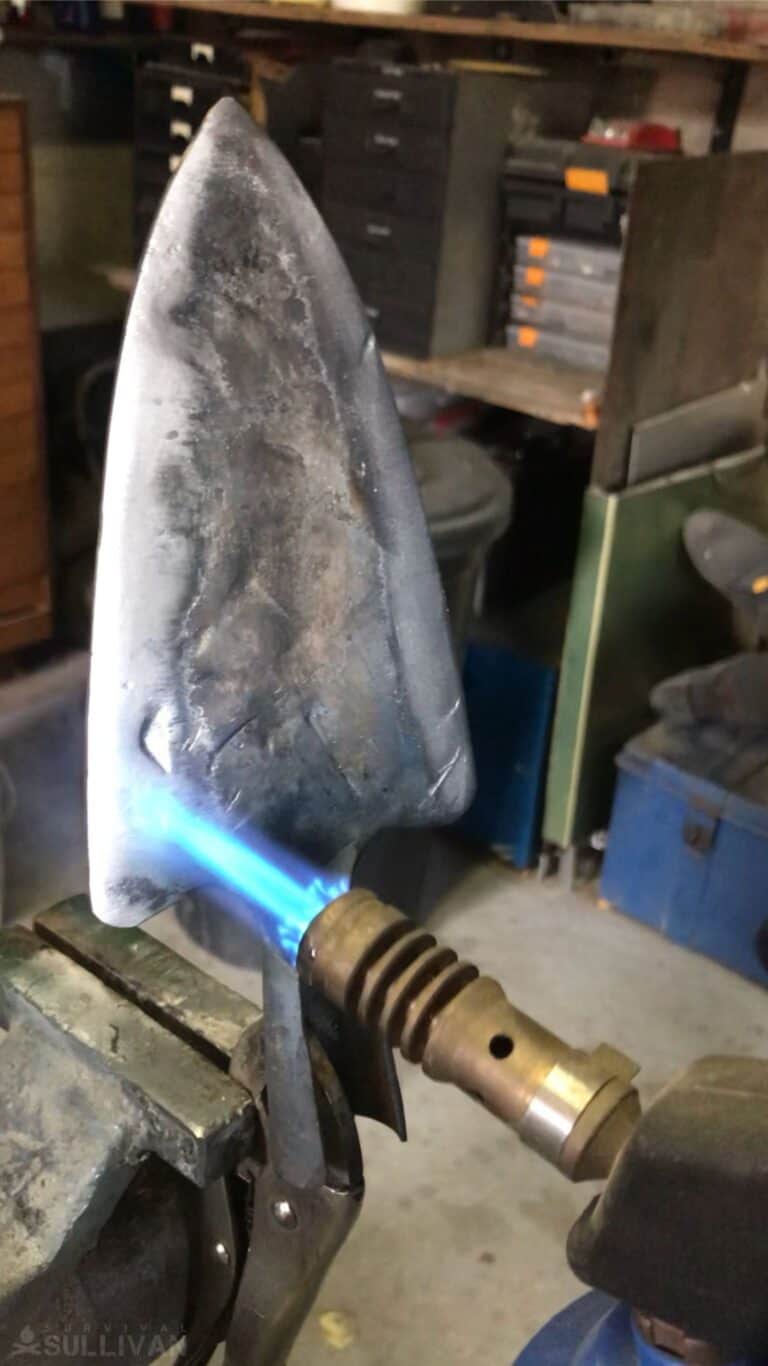 Forging Spear Pic 24 Anneal the Blade