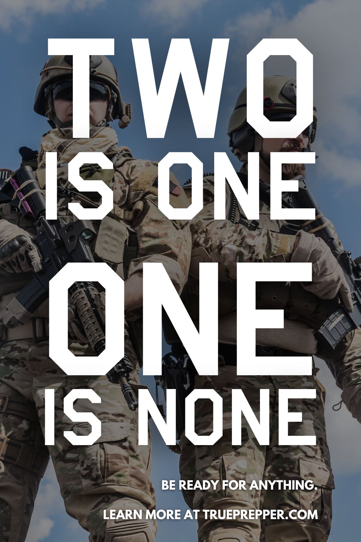 Two is One and One is None