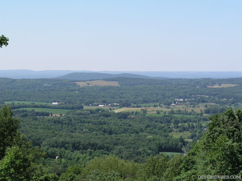 Photo of a sparsely developed countryside.