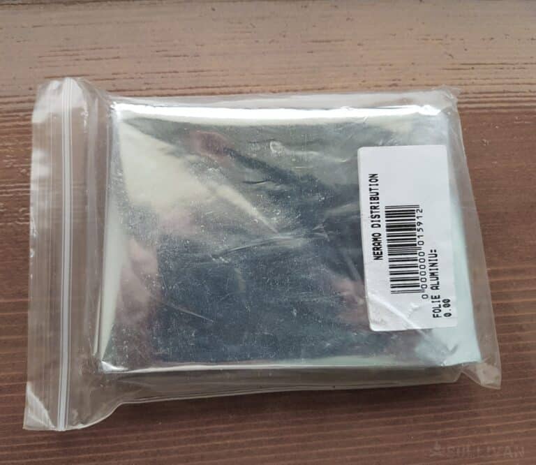 a Mylar space emergency blanket in Zipper bag