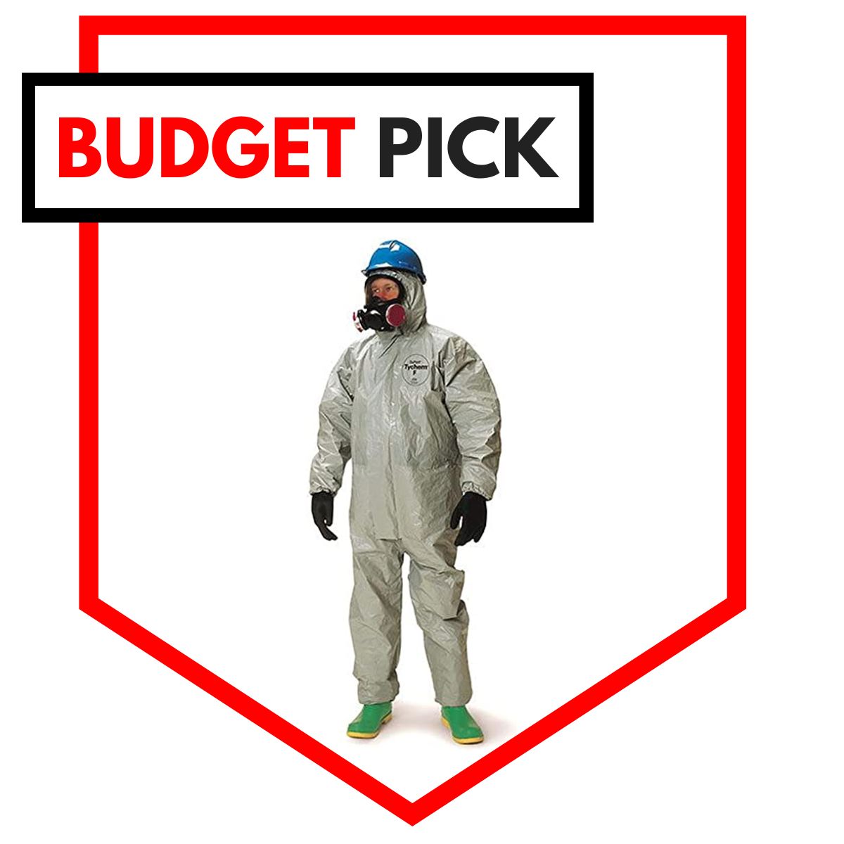 DuPont Tychem F Hazmat Suit