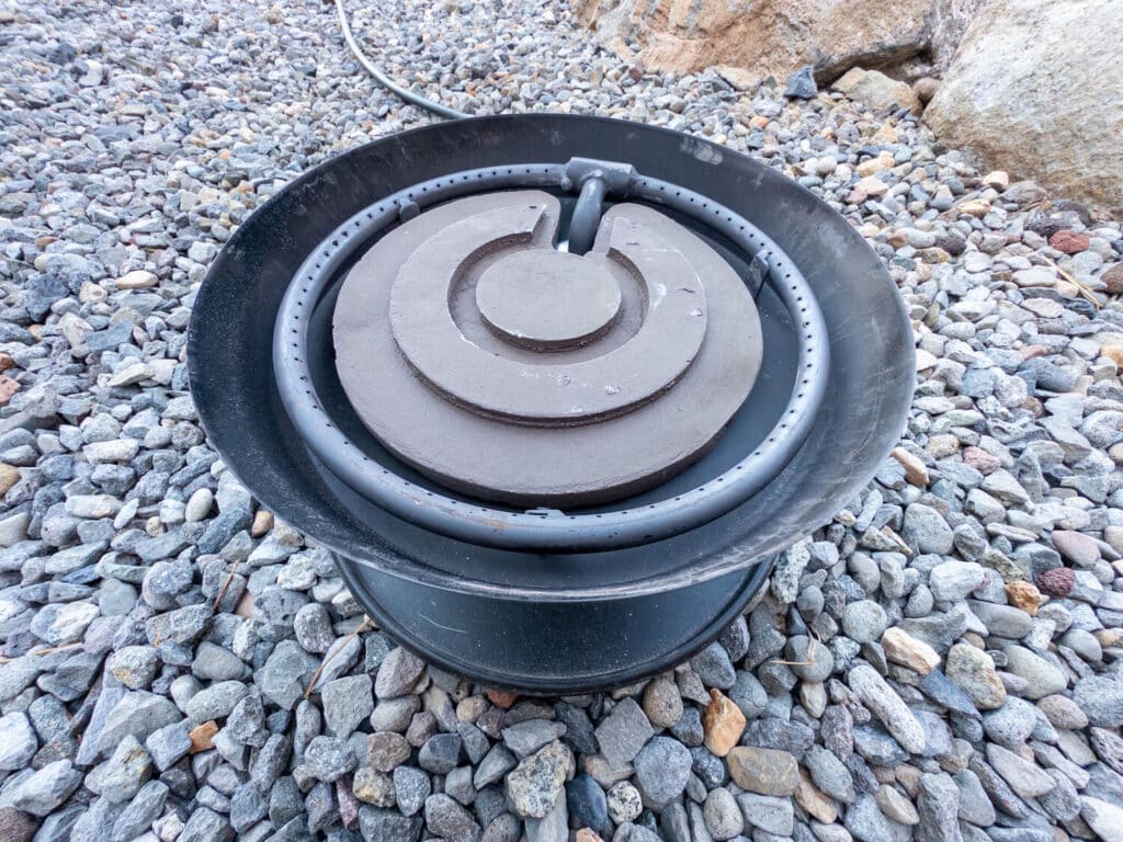 Base in Camco Portable Firepit