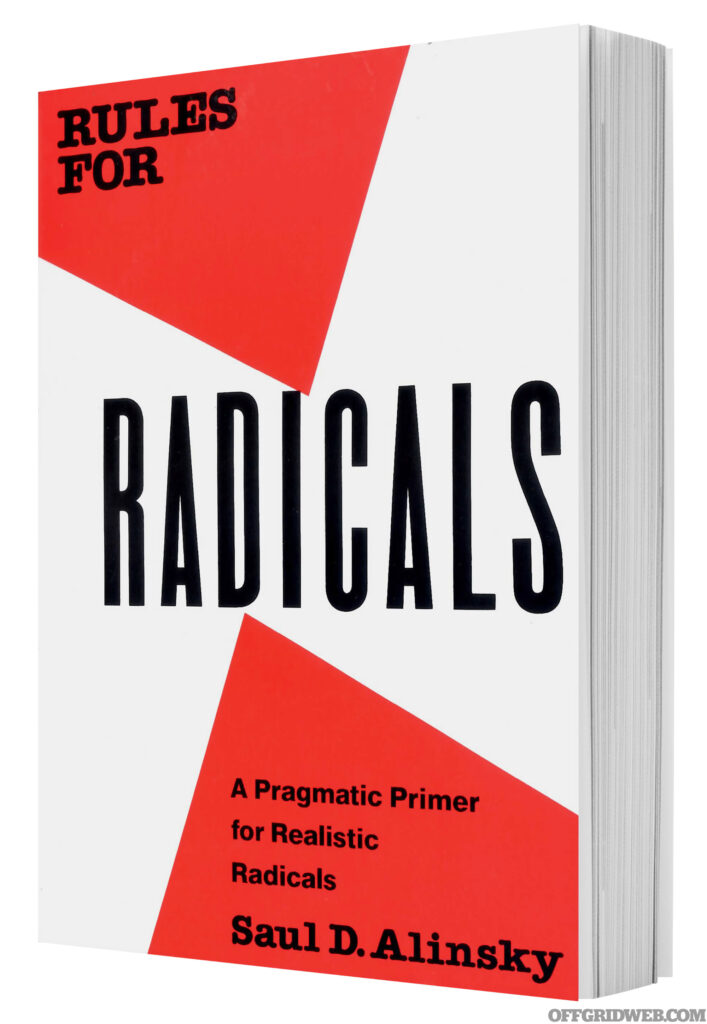 Studio photo of Saul D. Alinsky's book, Rules for Radicals.