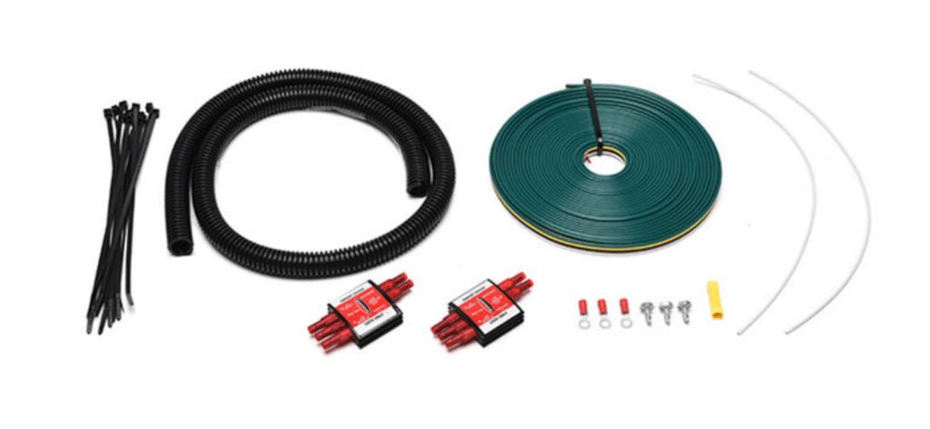 Wiring kit for dinghy towing