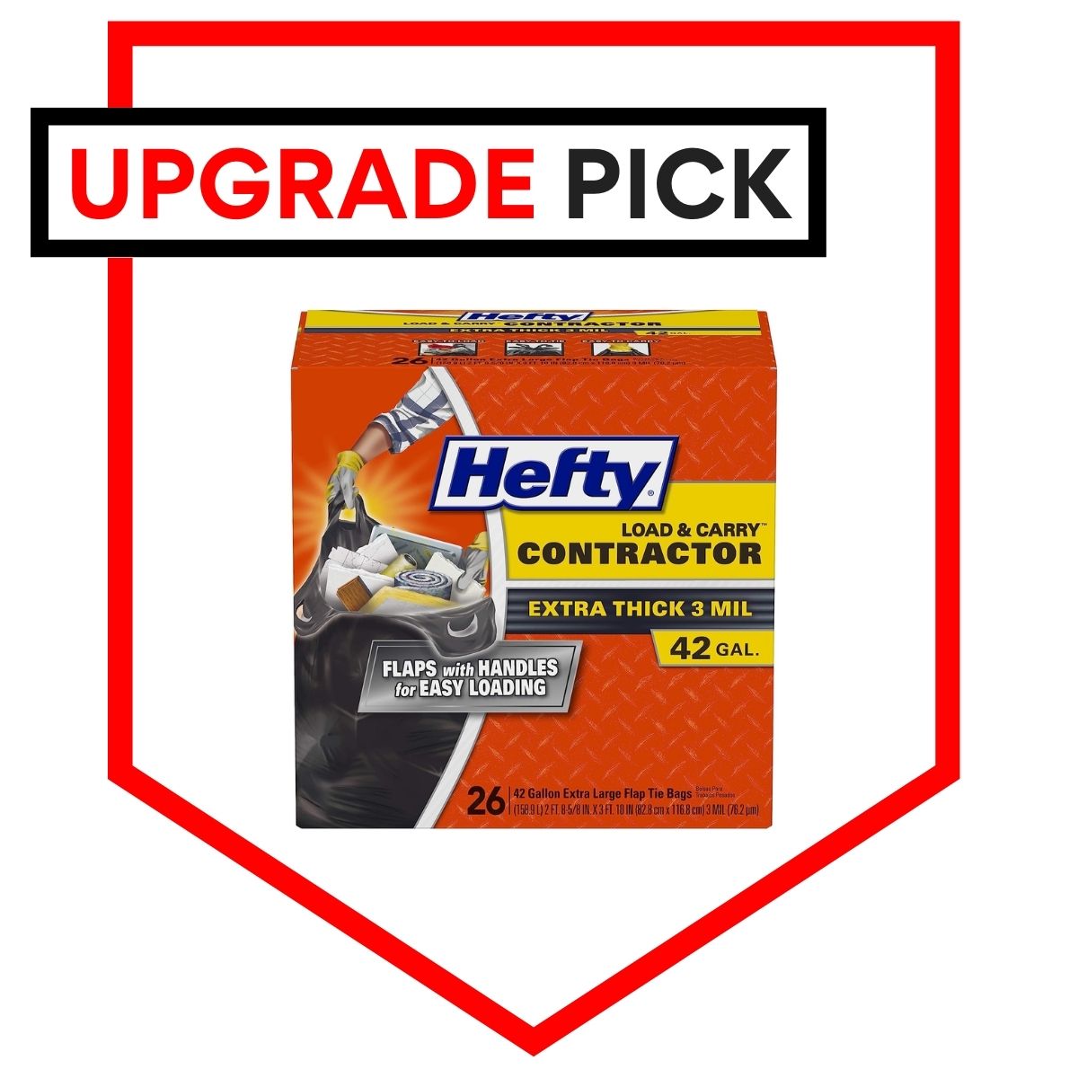Hefty Load & Carry Contractor Trash Bags