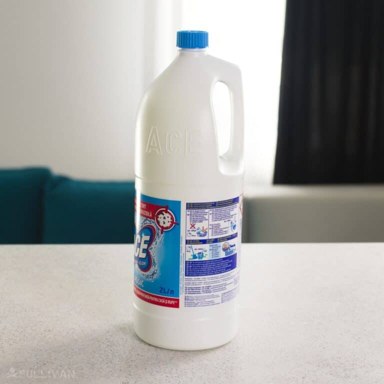 a bottle of bleach