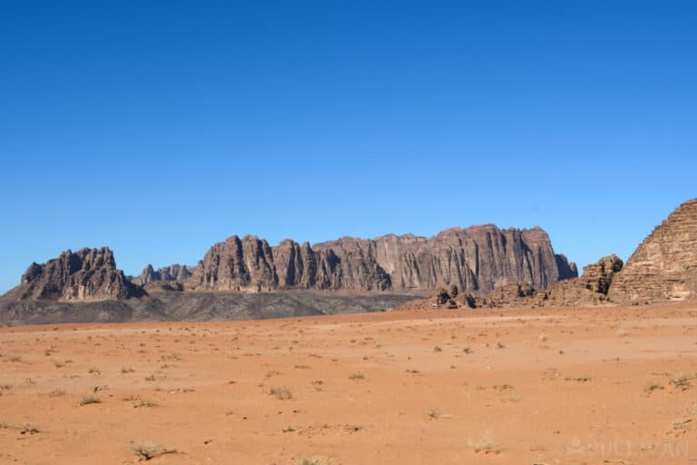 the Rum Desert in Jordan