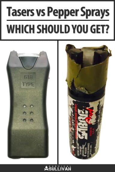 tasers vs pepper sprays pinterest