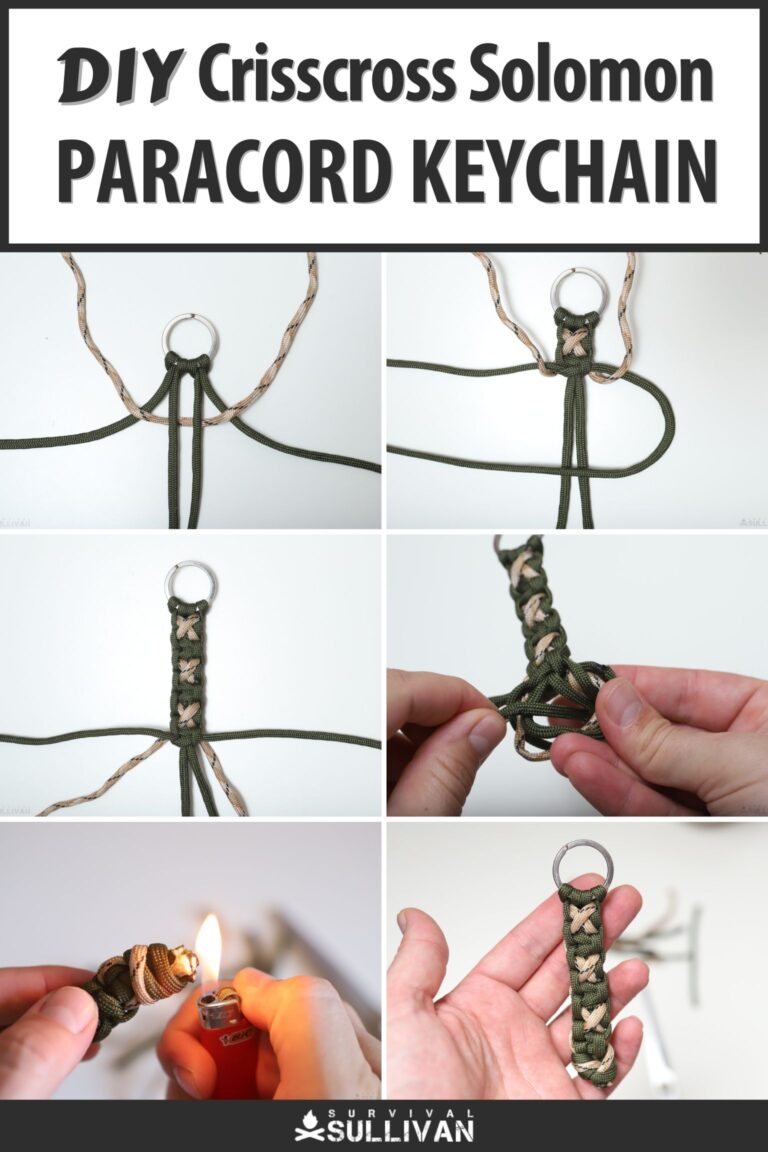 crisscross solomon paracord keychain pinterest