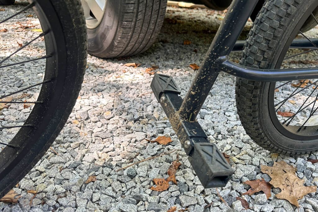 No pedals on Jackrabbit Ebike review
