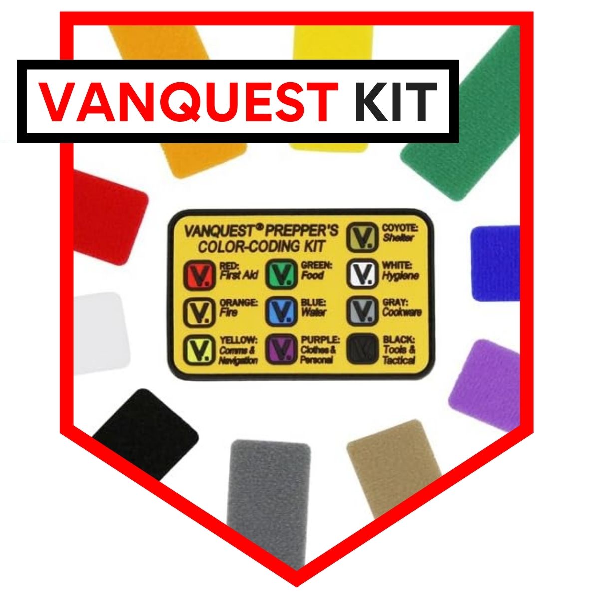 Vanquest Prepper's Color-Coding Kit