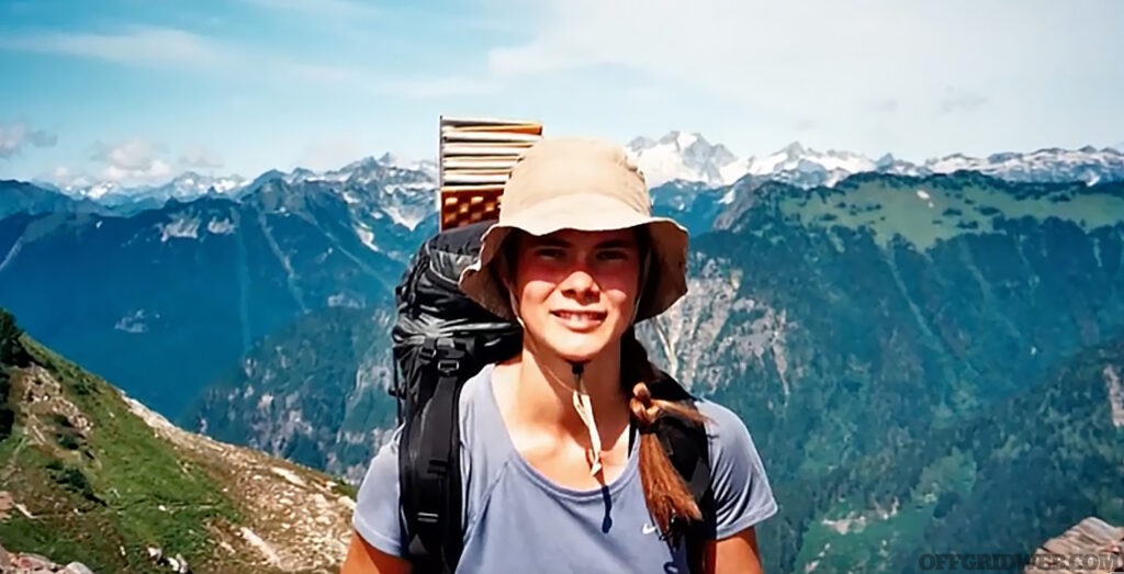 Photo of Carleigh Solo hiking a 500-mile section of the Pacific Crest Trail.