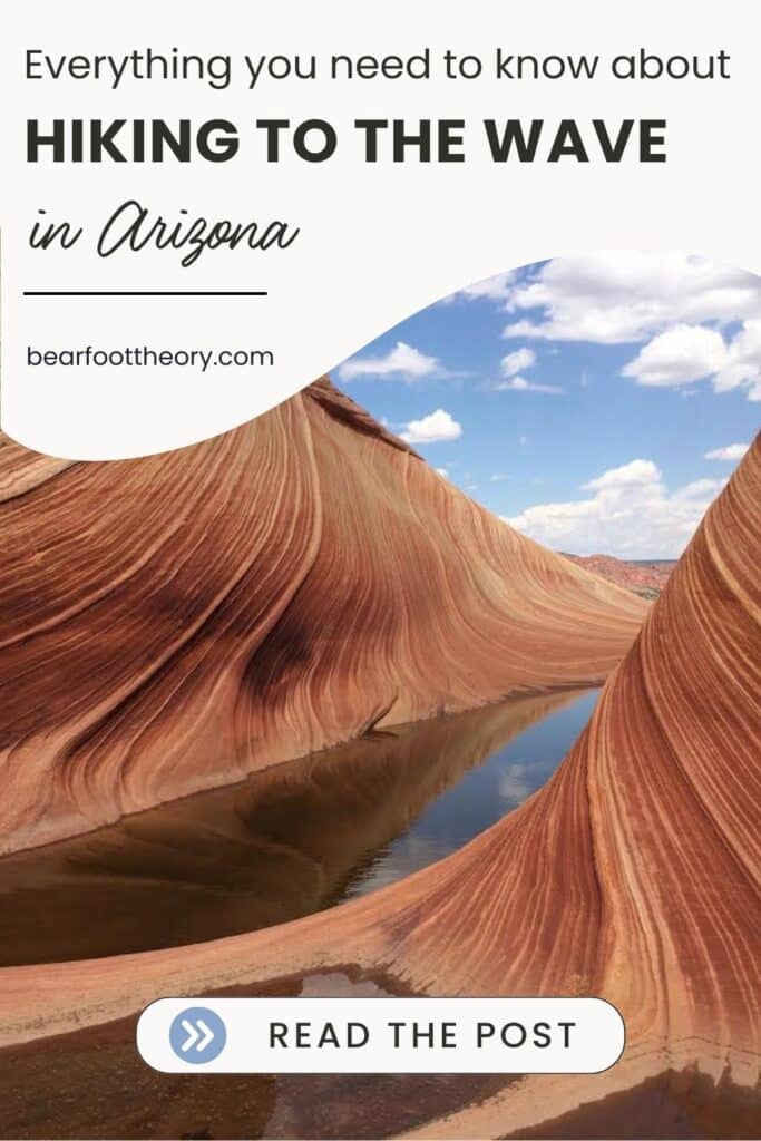 Bearfoot Theory | Explore the hidden wonders of The Wave on this unforgettable Arizona hiking adventure. Our post provides a thorough walkthrough, including directions, safety tips, and the best ways to enjoy the stunning rock formations and vibrant colors of this unique desert landscape.