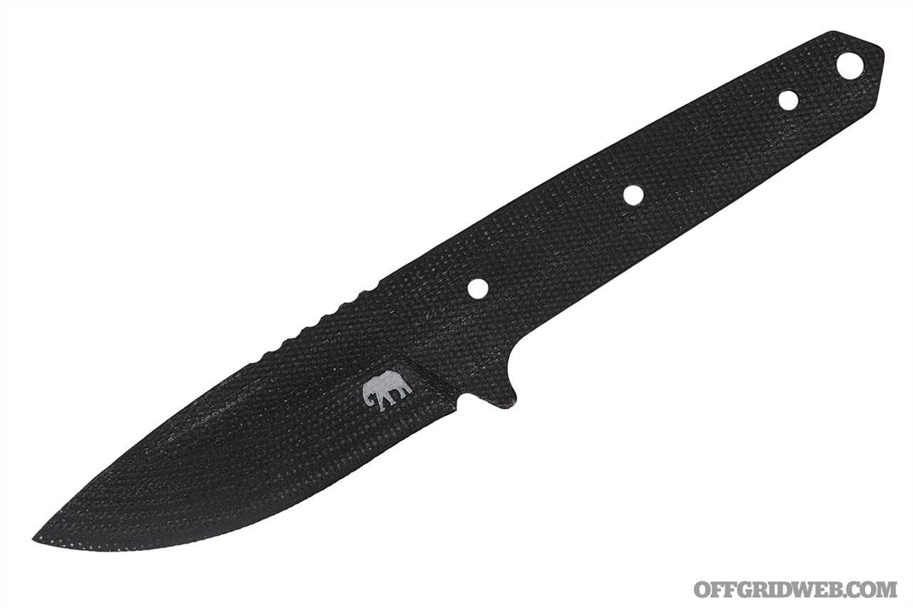 Photo of a potential nonmetallic weapon, the Greg Moffatt Knives MG1 Solid G10 